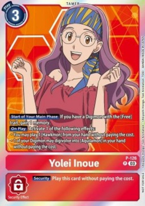 Yolei Inoue (P-126) P Promo Englisch