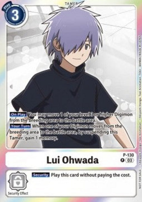 Lui Ohwada (P-130) (V.2) P Promo Englisch