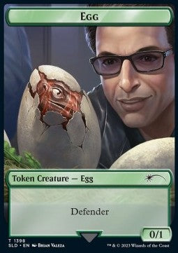 Egg Token (Green 0/1) SLDSV23-1398 Token Englisch