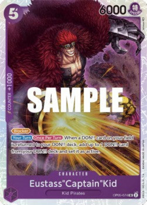 Eustass"Captain"Kid (OP05-074) (V.1) OP05 Super Rare Englisch