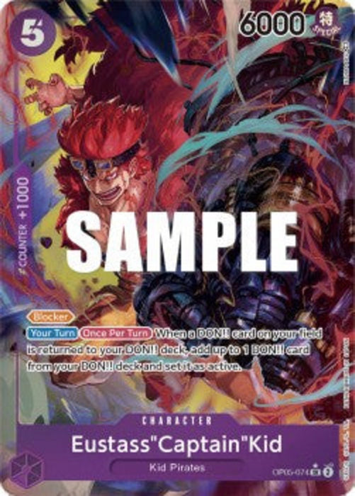 Eustass"Captain"Kid (OP05-074) (V.2) OP05 Alternate Art Englisch