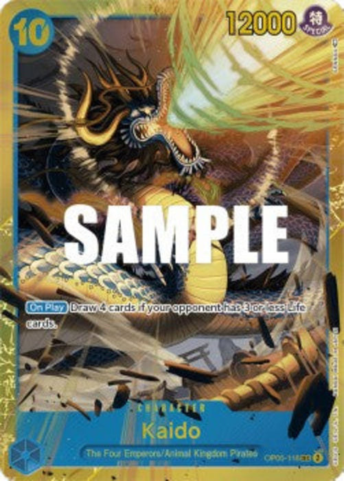 Kaido (OP05-118) (V.1) OP05 Secret Rare Englisch
