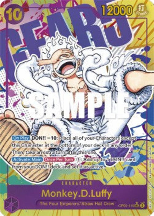 Monkey.D.Luffy (OP05-119) (V.2) OP05 Alternate Art Englisch
