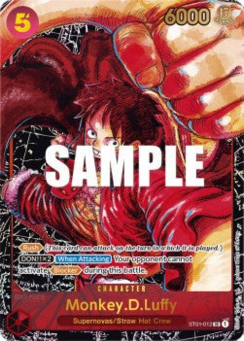 Monkey.D.Luffy (ST01-012) (V.1) OP05 Super Rare Englisch