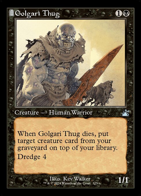 Golgari Thug XRVR-325 Uncommon Englisch