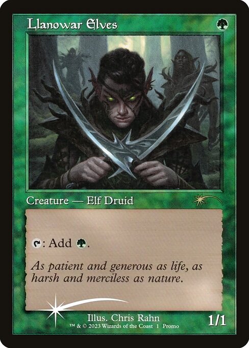 Llanowar Elves RSP-1 Rare Englisch