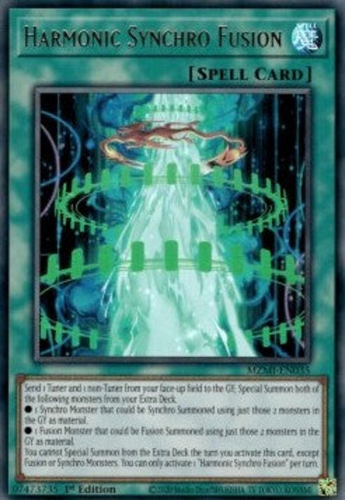 Harmonic Synchro Fusion (V.1) MZMI-EN035 Ultra Rare Englisch