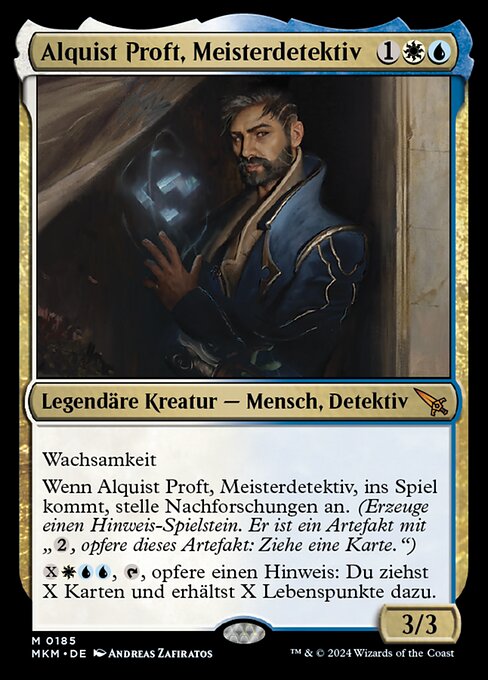 Magic: Alquist Proft, Master Sleuth
