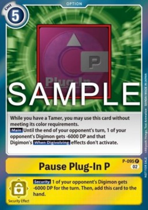 Pause Plug-In P (P-095) P Promo Englisch