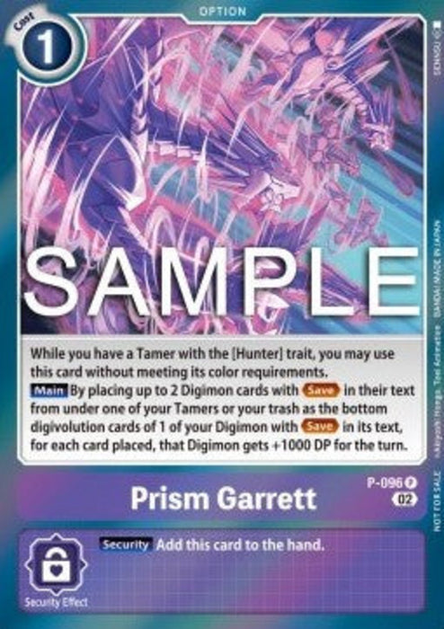 Prism Garrett (P-096) P Promo Englisch