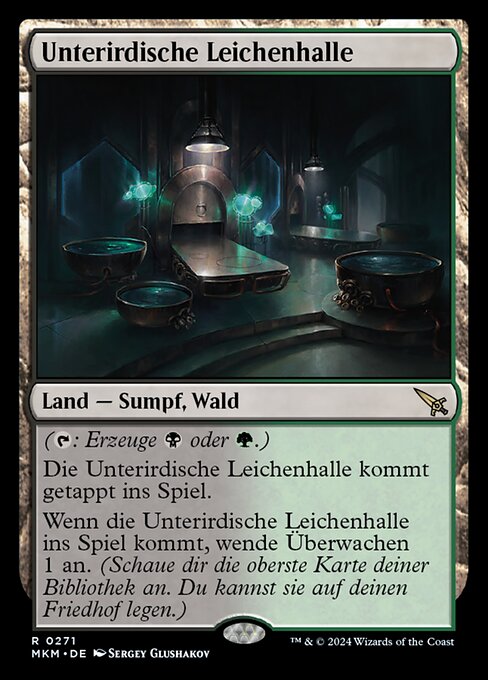 Unterirdische Leichenhalle MKM-271 Rare Deutsch