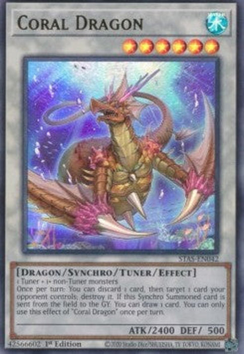 Coral Dragon STAS-ENS042 Ultra Rare Englisch