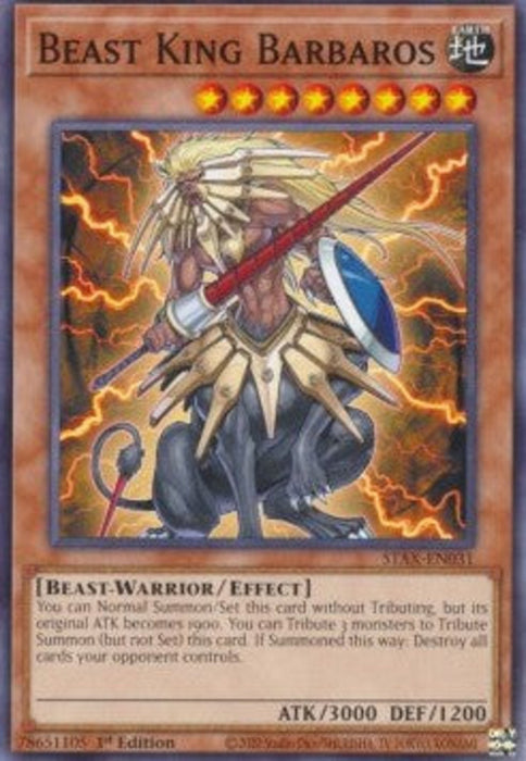 Beast King Barbaros STAS-ENX031 Common Englisch