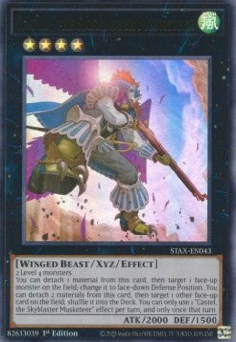 Castel, the Skyblaster Musketeer STAS-ENX043 Ultra Rare Englisch