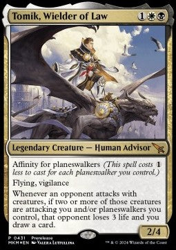 Tomik, Wielder of Law PMKM-431 Mythic Deutsch