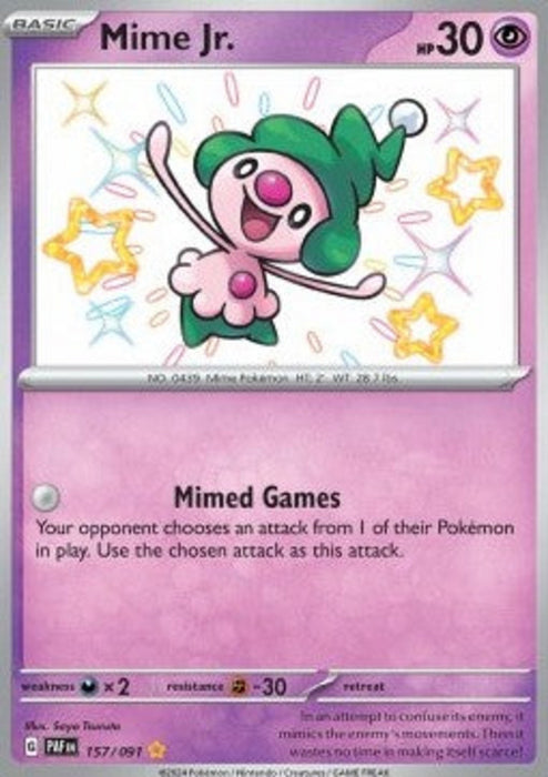 Mime Jr. PAF-157 Shiny Rare Englisch