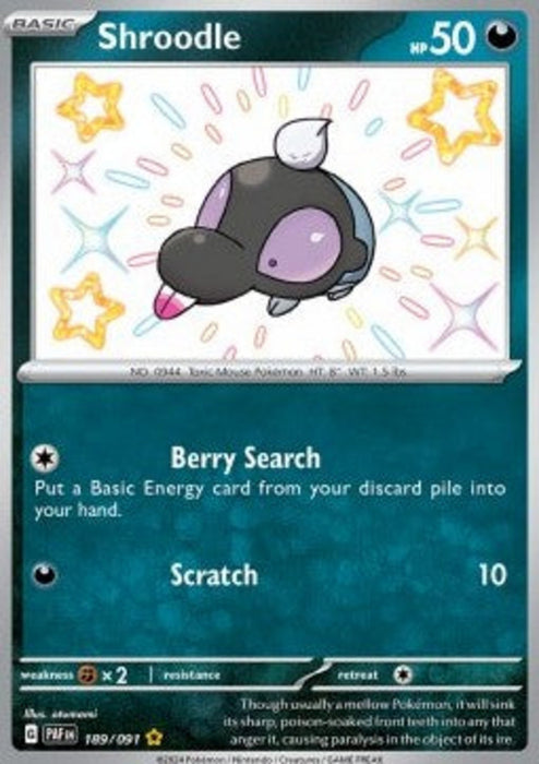 Shroodle PAF-189 Shiny Rare Englisch