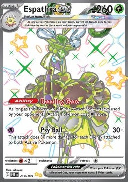 Psiopatra ex [Dazzling Glare | Psychic Ball] PAF-214 Shiny Ultra Rare Deutsch