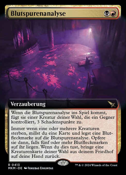 Magic: Blood Spatter Analysis