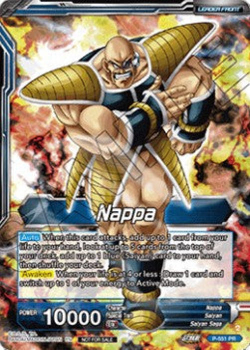 Nappa // Vegeta & Nappa, Saiyan Invasion (V.1) P Promo Englisch