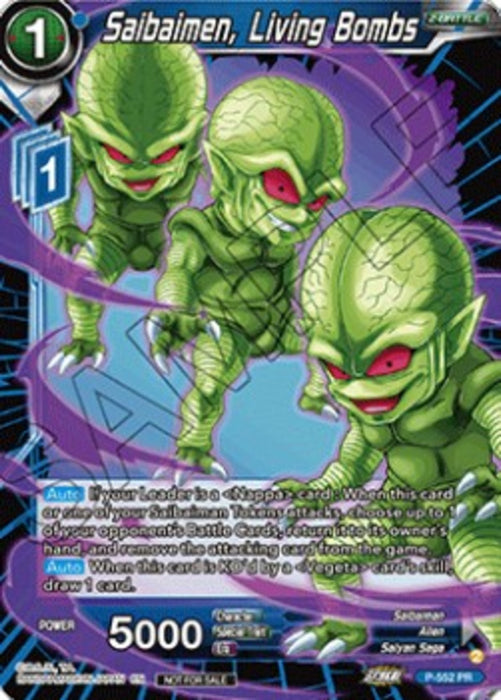 Saibaimen, Living Bombs (V.1) P Promo Englisch