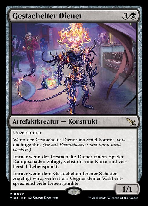Magic: Barbed Servitor