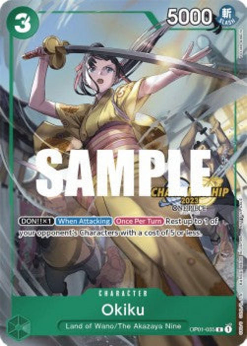 Okiku (OP01-035) STP Rare Englisch