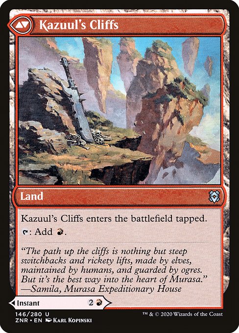 Kazuul's Fury // Kazuul's Cliffs - Back Face