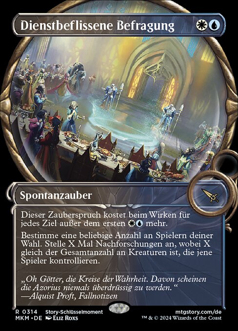 Dienstbeflissene Befragung XMKM-314 Rare Deutsch