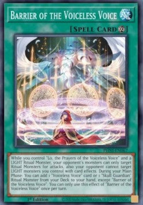 Barrier of the Voiceless Voice PHNI-EN067 Super Rare Englisch