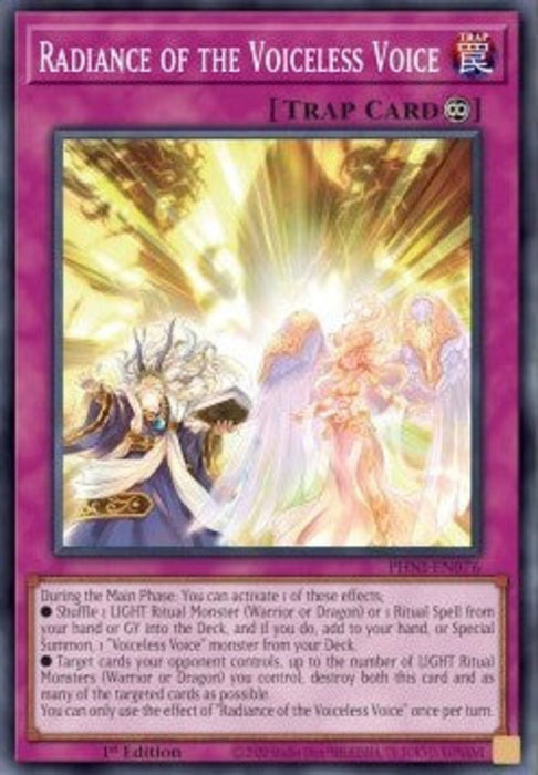 Radiance of the Voiceless Voice PHNI-EN076 Common Englisch