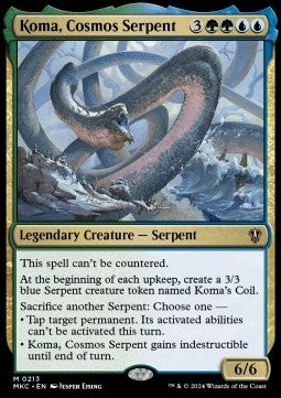Koma, Cosmos Serpent MKC-213 Mythic Englisch