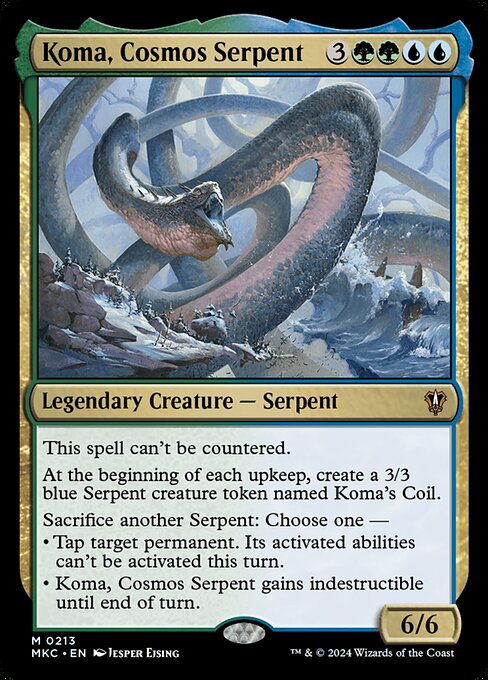 Koma, Cosmos Serpent MKC-213 Mythic Englisch