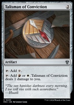 Talisman of Conviction MKC-240 Uncommon Englisch