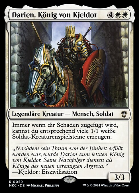 Magic: Darien, King of Kjeldor