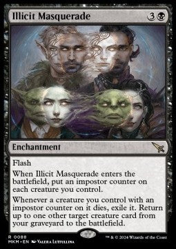 Illicit Masquerade MKM-88 Rare Englisch