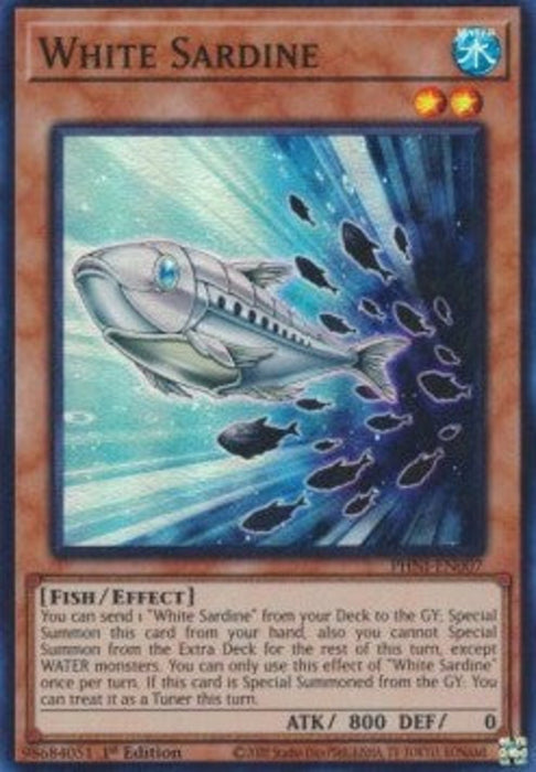 White Sardine PHNI-EN007 Super Rare Englisch