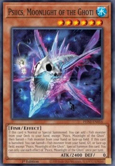 Psiics, Moonlight of the Ghoti PHNI-EN016 Super Rare Englisch