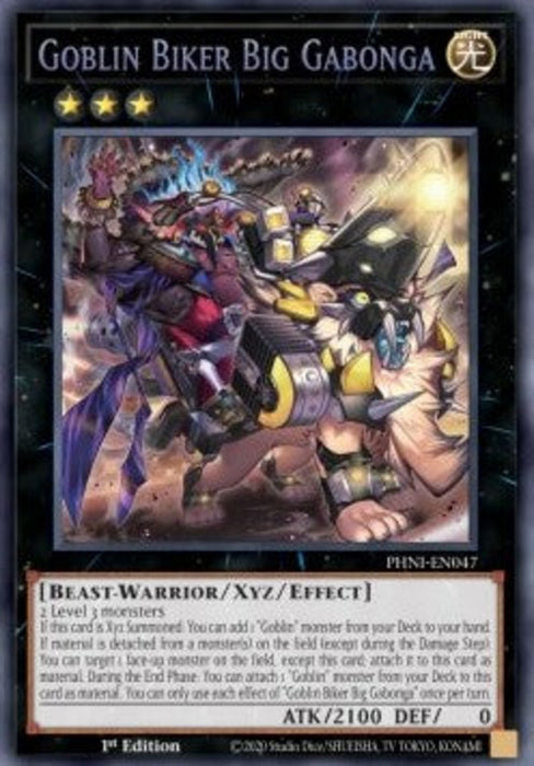 Goblin Biker Big Gabonga (V.1) PHNI-EN047 Secret Rare Englisch