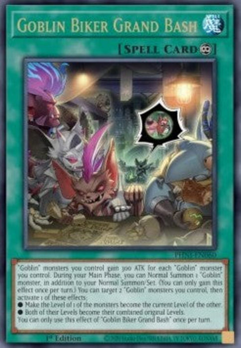 Goblin Biker Grand Bash (V.1) PHNI-EN060 Ultra Rare Englisch