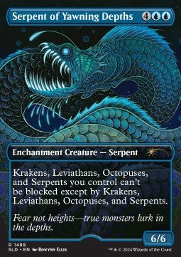 Serpent of Yawning Depths SLDW24-1489 Rare Englisch
