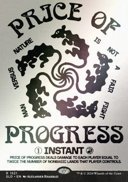 Price of Progress SLDW24-1521 Rare Englisch