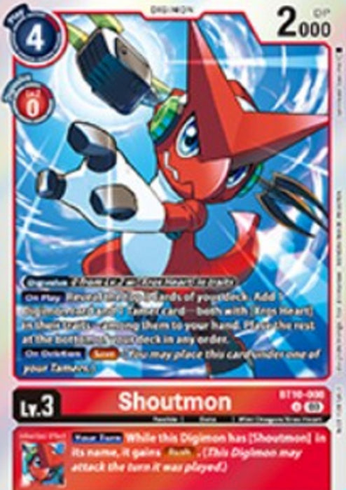 Shoutmon (BT10-008) OTPE Alternative Art Englisch