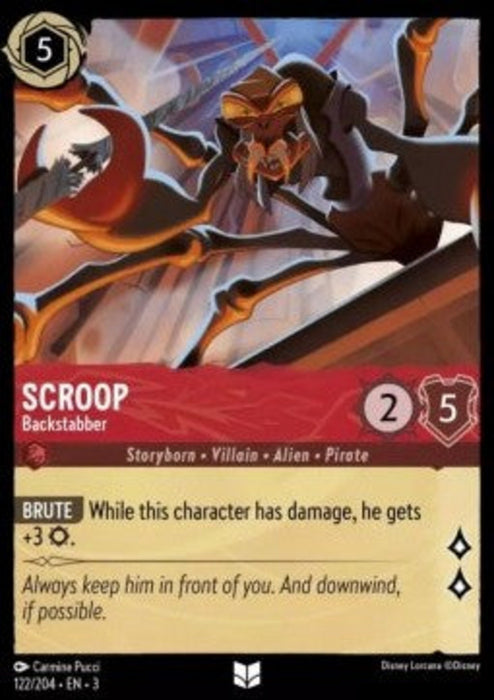 Scroop - Backstabber 3INK-122 Uncommon Englisch