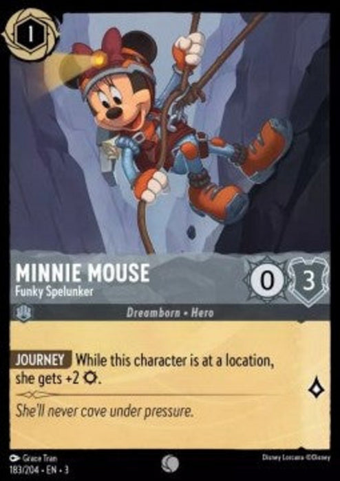 Minnie Mouse - Funky Spelunker 3INK-183 Common Englisch