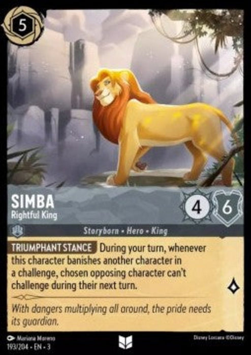 Simba - Rightful King 3INK-193 Uncommon Englisch