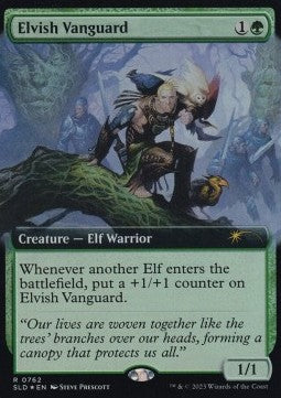 Elvish Vanguard SLD-762 Rare Englisch