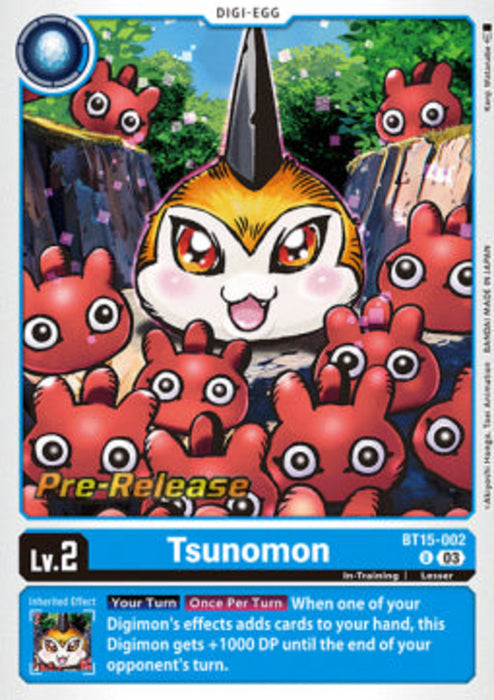Tsunomon (BT15-002) (V.1) BT-15P Uncommon Englisch