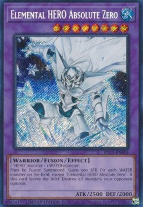 Elemental HERO Absolute Zero BLC1-EN004 Secret Rare Englisch