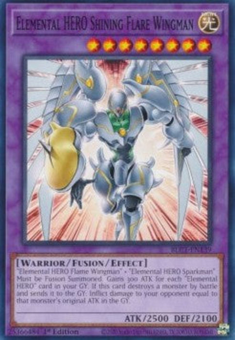 Elemental HERO Shining Flare Wingman BLC1-EN139 Common Englisch